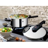 ZWILLING EcoQuick II Snelkookpan - 6L - 22cm - Roestvrij Staal - 34% Korting