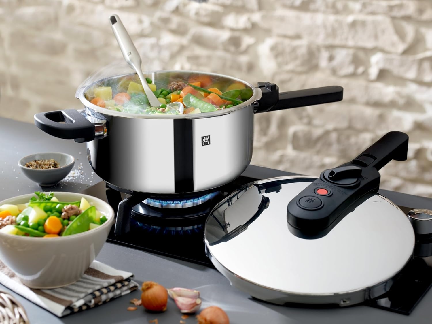 ZWILLING EcoQuick II Snelkookpan - 6L - 22cm - Roestvrij Staal - 34% Korting
