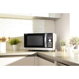 Sharp R843INW 3-in-1 Magnetron met Grill en Convectieoven - 25 Liter - 800 W - Zilver