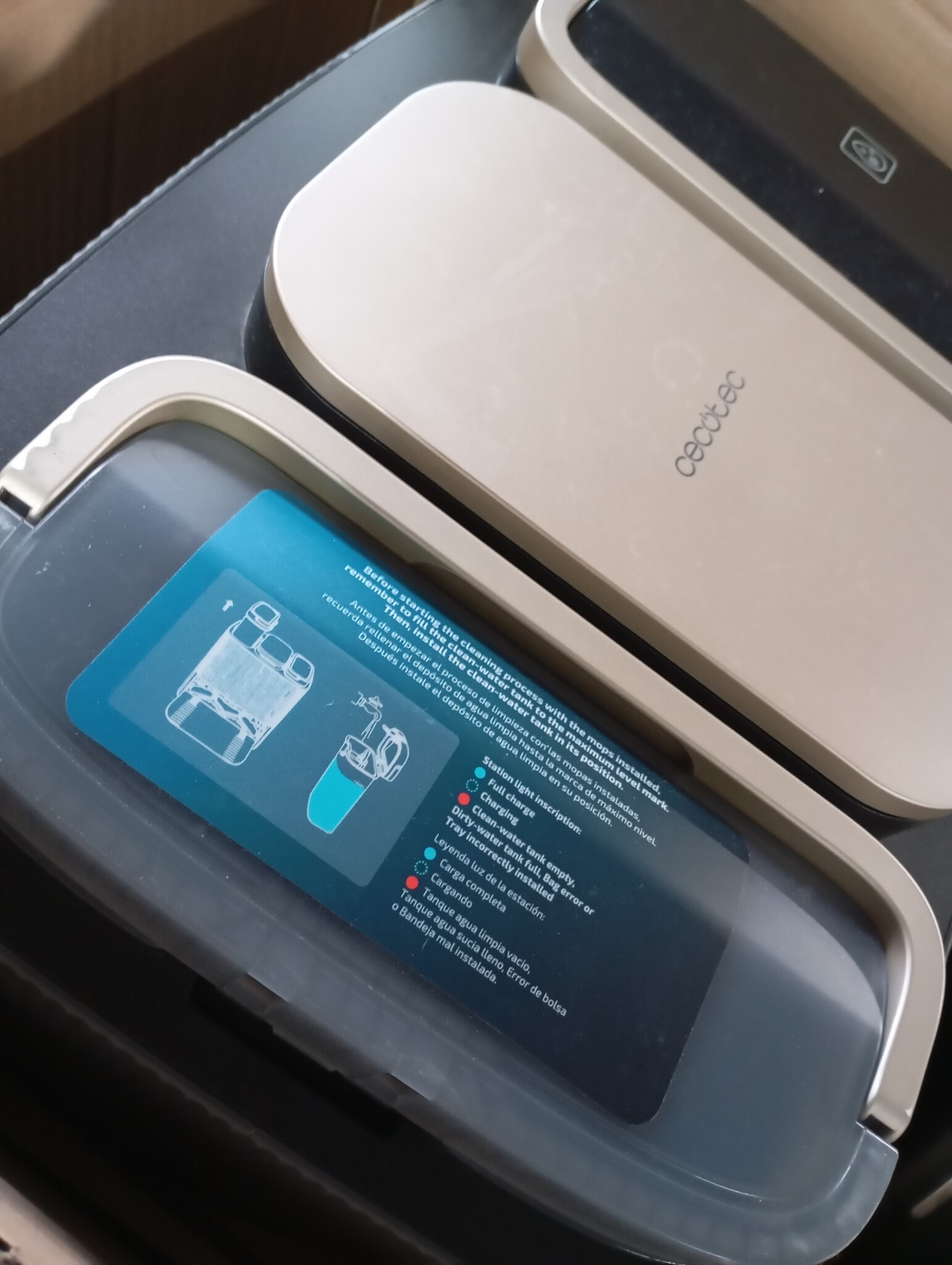 Cecotec Conga 13090 Spin Revolution Home and Wash Stofzuigerrobot, 7000 Pa, lasertechnologie, siliconen borstel, roterende dweilen, zijborstel, app en verbinding Bluetooth en WiFi 2,4 GHz