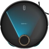 Cecotec Conga 13090 Spin Revolution Home and Wash Stofzuigerrobot, 7000 Pa, lasertechnologie, siliconen borstel, roterende dweilen, zijborstel, app en verbinding Bluetooth en WiFi 2,4 GHz