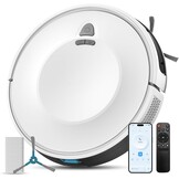 Redkey E6 Robotstofzuiger - 3800Pa - 7,5 cm Hoogte - Wit