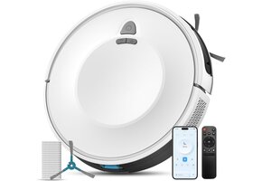Robotstofzuiger E6 (Wit) met 3800Pa Zuigkracht | 34% Korting
