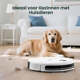 Redkey E6 Robotstofzuiger - 3800Pa - 7,5 cm Hoogte - Wit