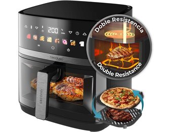 Cecotec Airfryer Cecofry&Grill Duoheat 8000 - 8 liter - 2200W - Zwart