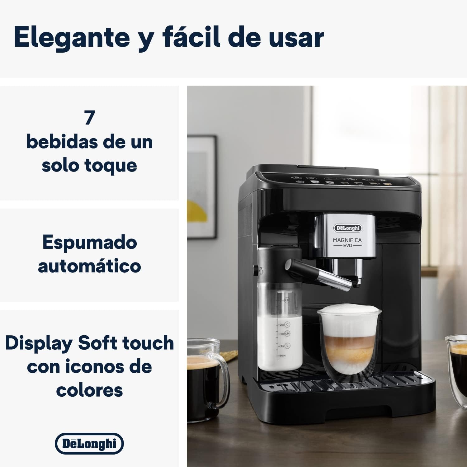 De'Longhi Magnifica Evo Volautomaat Koffiezetapparaat Zwart - 35% Korting