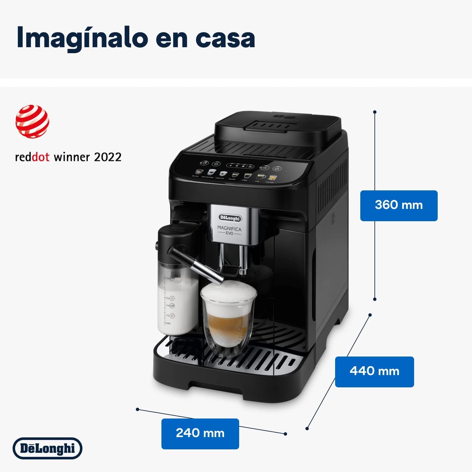 De'Longhi Magnifica Evo Volautomaat Koffiezetapparaat Zwart - 35% Korting