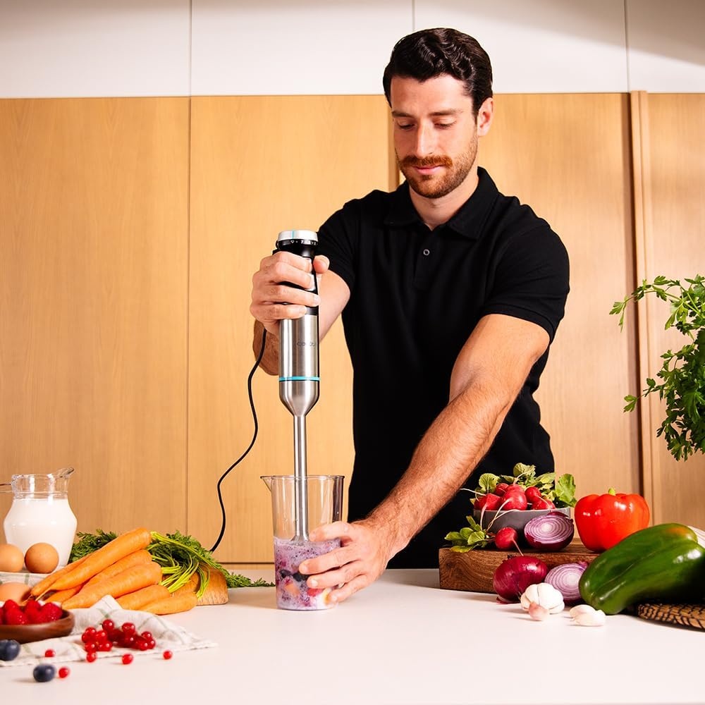 Cecotec Power Pulsar 2300MAX Handmixer XL - Roestvrij staal - 2300W
