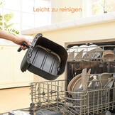 COSORI CP158 Luchtfriteuse 5,7 l originele mand, keramische coating No PFAS, vervangende accessoires voor Air Fryer CP158-AF, antiaanbaklaag, vaatwasmachinebestendig, grijs