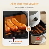 COSORI Airfryer met 2 kamers - 8,5 liter - Grijs-zilver