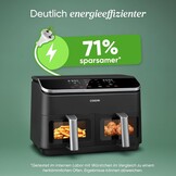 COSORI Airfryer met 2 kamers - 8,5 liter - Grijs-zilver