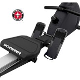 Schwinn Crewmaster Roeiapparaat Zwart/Grijs met Trainingscomputer en 10 Weerstandsniveaus