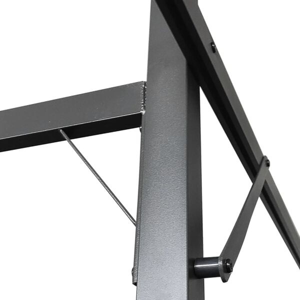 Antracietkleurige Pergola met Uitschuifbaar Dak (60% Korting)