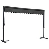 Vrijstaande Luifel Antraciet 400x300 cm - 35% Korting