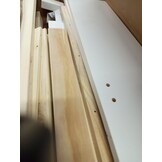 vidaXL Bedframe zonder matras massief grenenhout wit 140x200 cm
