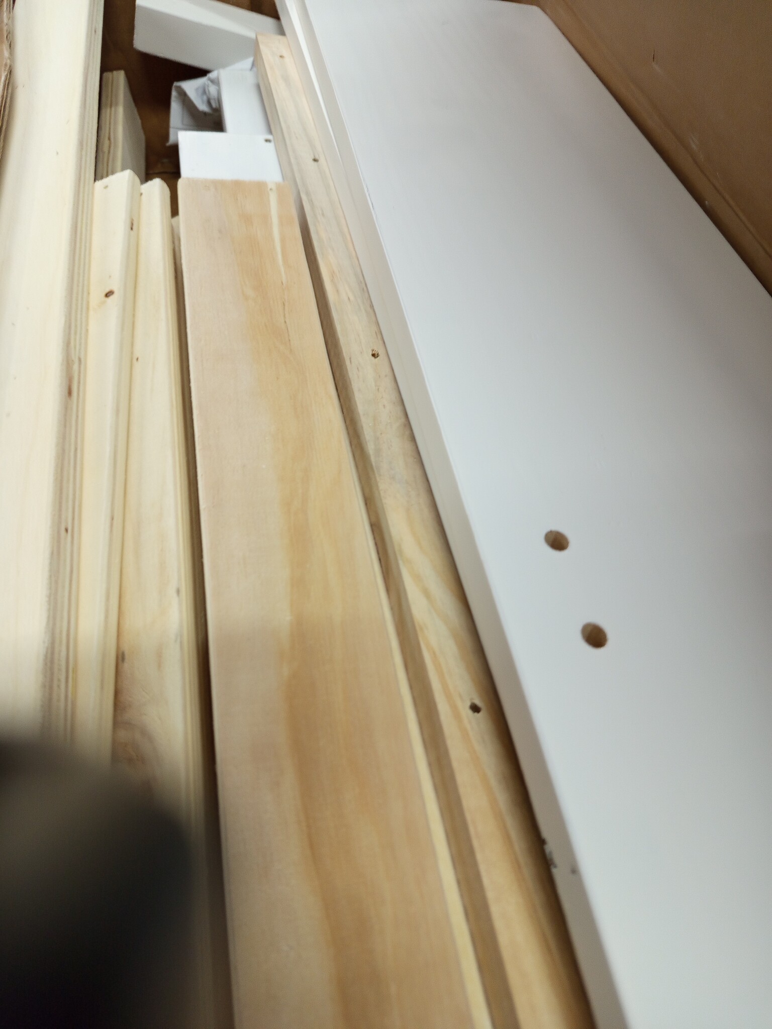 vidaXL Bedframe zonder matras massief grenenhout wit 140x200 cm