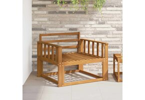 Armleuning Set 2x Naturel Massief Acaciahout - 80x6x61cm (33% Korting)