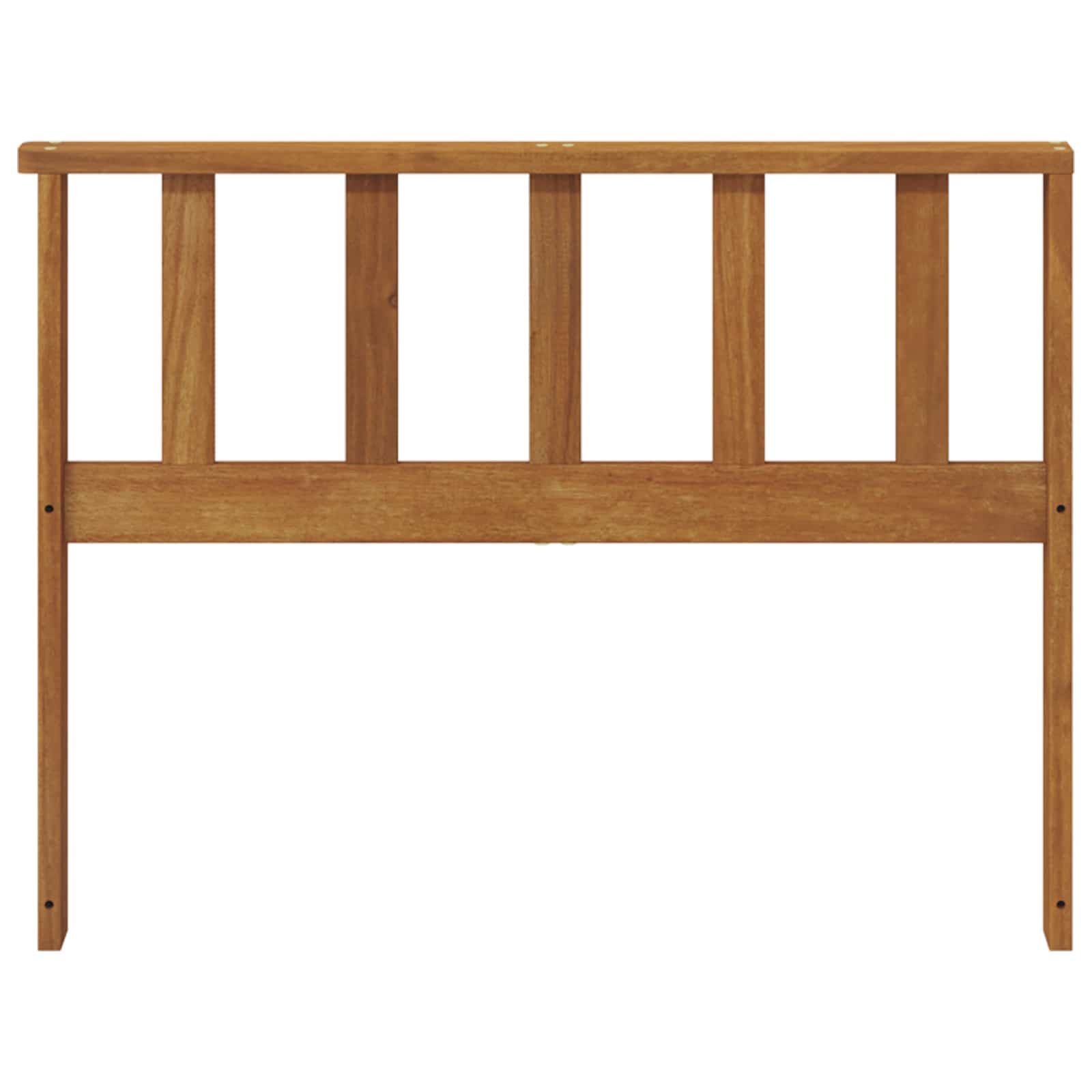 vidaXL Armleuning 2 st Naturel 80 x 6 x 61 cm Massief Acaciahout