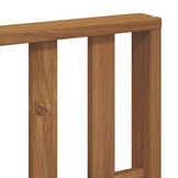 vidaXL Armleuning 2 st Naturel 80 x 6 x 61 cm Massief Acaciahout