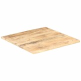 vidaXL Tafelblad 25-27 mm 70x70 cm massief mangohout