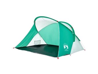 vidaXL Strandtent 2-persoons pop-up waterdicht zeegroen