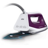 Braun CareStyle 1 Pro IS1514 VI stoomstrijkijzer station - stoomstrijkijzer met FreeGlide 3D-technologie, verticale stoom, anti-druppelfunctie, 1,7 l watertank, 6 bar, 120 g/min, 2200 W, violet