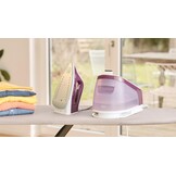 Braun CareStyle 1 Pro IS1514 VI stoomstrijkijzer station - stoomstrijkijzer met FreeGlide 3D-technologie, verticale stoom, anti-druppelfunctie, 1,7 l watertank, 6 bar, 120 g/min, 2200 W, violet