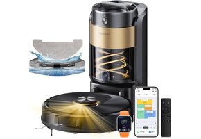 Robotstofzuiger Q20 Plus met Dweilfunctie & Leegstation - 55% Korting