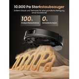 Proscenic Q20 Plus Robotstofzuiger met Dweilfunctie en Leegstation - Zwart
