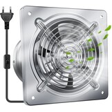 Yrichtra Afzuigventilator 200 mm - Zilver - 980 m³/u - Wand- en Plafondmontage