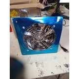 Yrichtra Afzuigventilator 200 mm - Zilver - 980 m³/u - Wand- en Plafondmontage