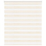 vidaXL Zebra rolgordijn 135x100 cm stofbreedte 130,9 cm marmerbeige