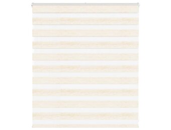vidaXL Zebra rolgordijn 135x100 cm stofbreedte 130,9 cm marmerbeige