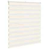 vidaXL Zebra rolgordijn 135x100 cm stofbreedte 130,9 cm marmerbeige