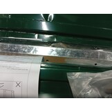 vidaXL Plantenbak verhoogd 100x40x45 cm gegalvaniseerd staal groen