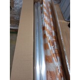 vidaXL Luifel uittrekbaar 350x150 cm geel en wit