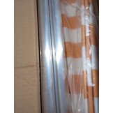 vidaXL Luifel uittrekbaar 350x150 cm geel en wit