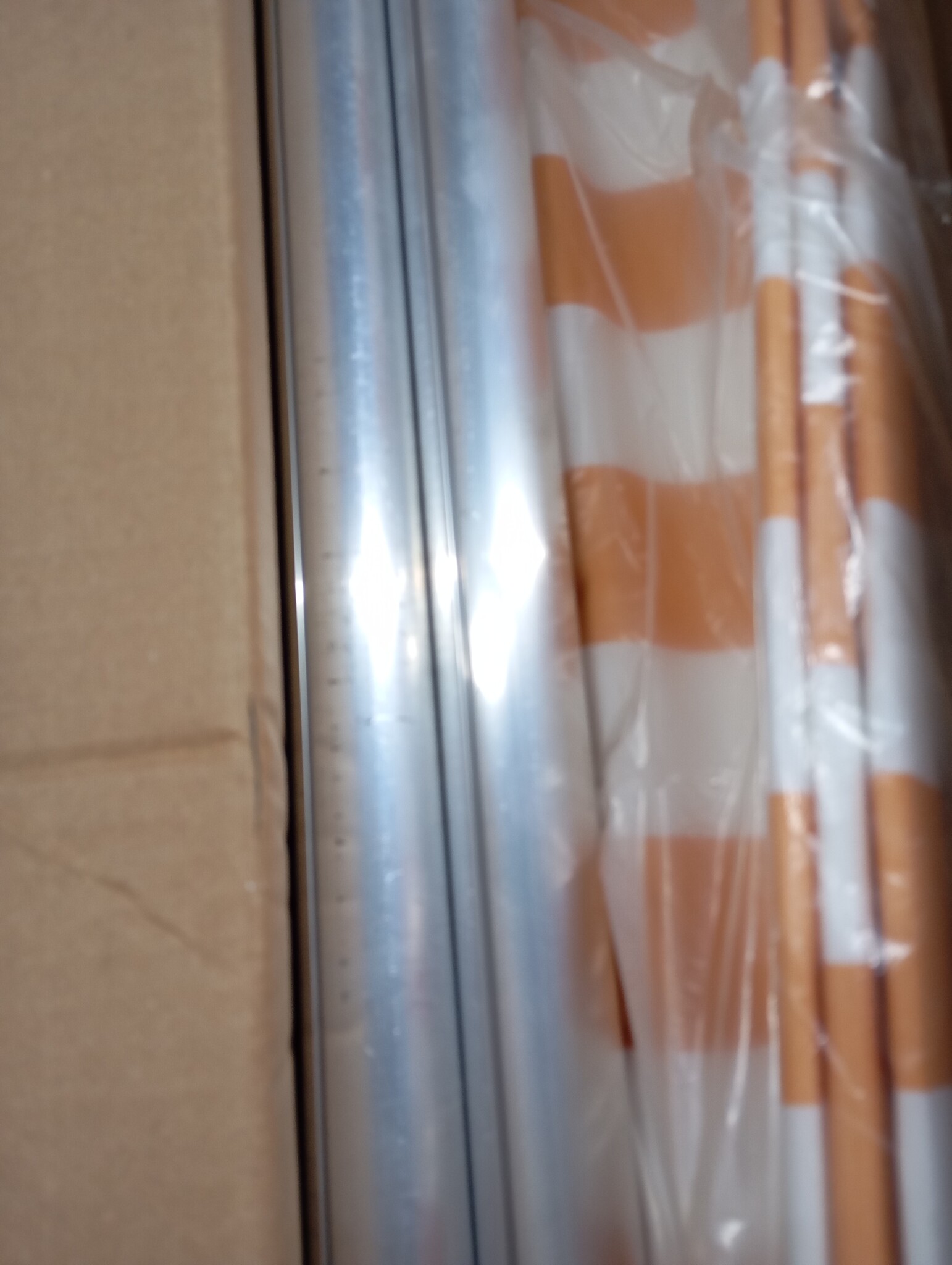 vidaXL Luifel uittrekbaar 350x150 cm geel en wit