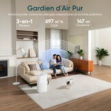 Levoit Core 600S HEPA Luchtreiniger voor ruimtes tot 147 m² - Wit