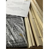 vidaXL Bedframe zonder matras 160x200 cm fluweel donkergrijs