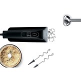 Bosch Styline Handmixer - 850 Watt - Zwart - Inclusief hakmolen en mengvoet