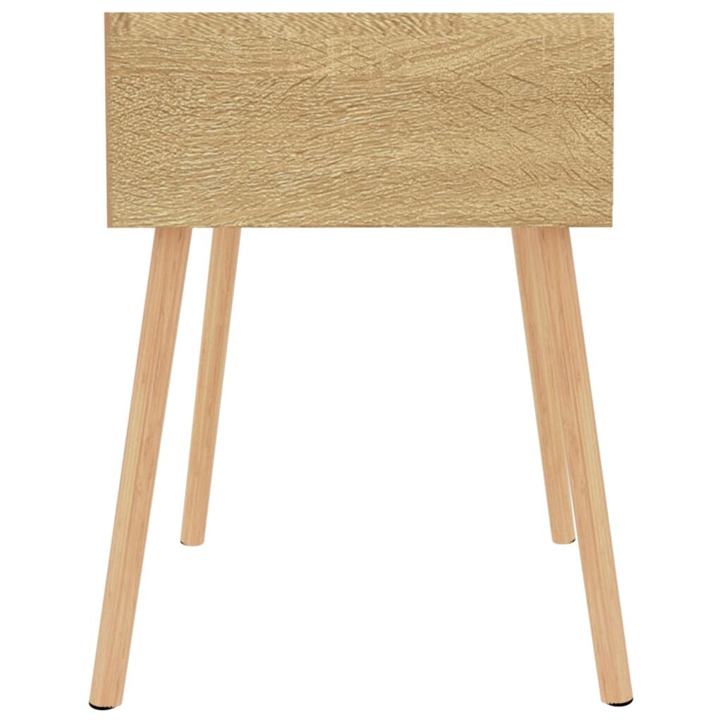 vidaXL Nachtkastje 40x40x56 cm bewerkt hout sonoma eikenkleurig
