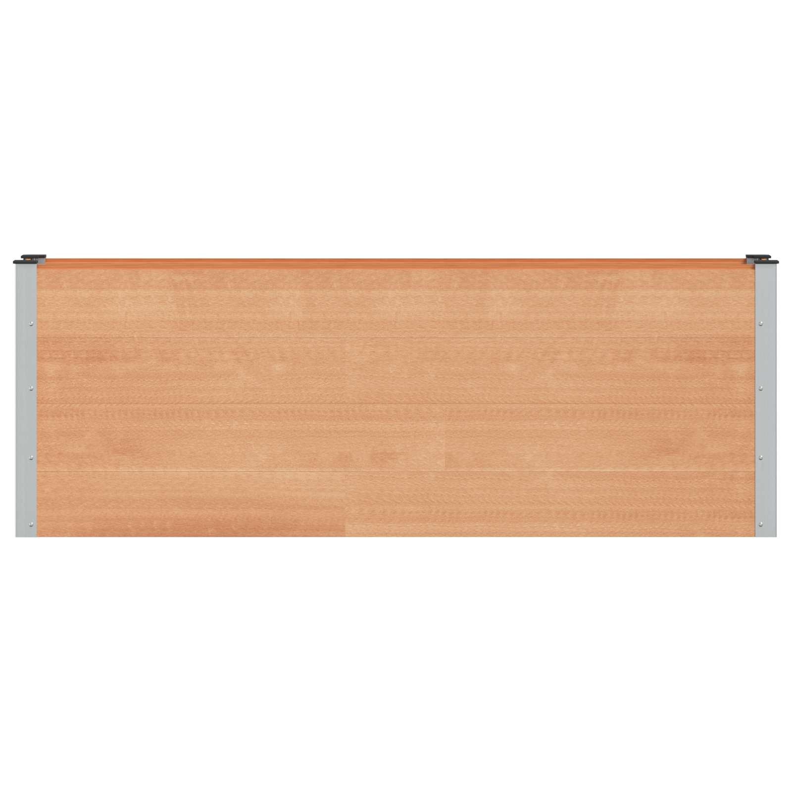 vidaXL Verhoogde plantenbak Bruin 200 x 30 x 72 cm WPC en Aluminium