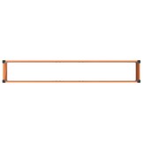 vidaXL Verhoogde plantenbak Bruin 200 x 30 x 72 cm WPC en Aluminium