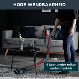 Rowenta XPert 6.60 Smart RH6471WO Draadloze Steelstofzuiger, 100W Motor, Lange Gebruiksduur, Smart App Bediening, HEPA Filter, Meerdere Zuigmonden