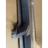 vidaXL Gazonrand 50 st 100 x 15 cm Staal Roestig