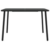 vidaXL Tuintafel 110x80x71 cm staal antracietkleurig