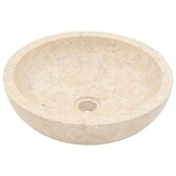 vidaXL Gootsteen 40x12 cm marmer crème