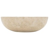 vidaXL Gootsteen 40x12 cm marmer crème