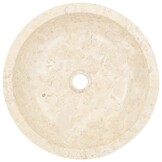 vidaXL Gootsteen 40x12 cm marmer crème